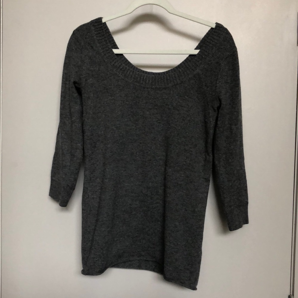 Club Monaco gray cashmere sweater